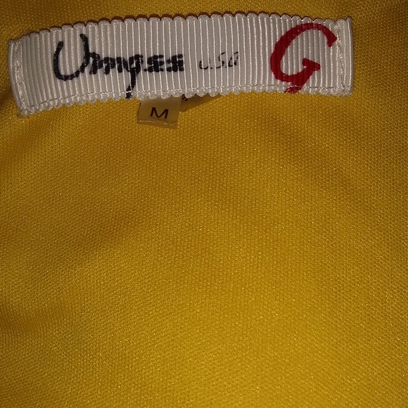 Umgee USA High Low Yellow Brown Blue Boho Tank Flowing Dress Size Medium - Picture 3 of 3